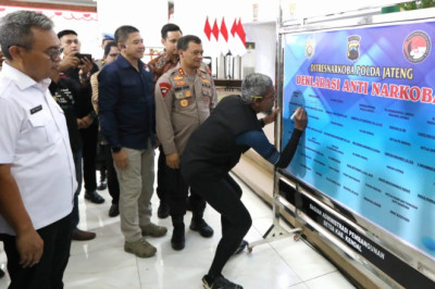 Perangi Narkoba di Jateng, Sekda Dukung Kolaborasi Jogo Tonggo, Desa Bersinar, dan KTAN 