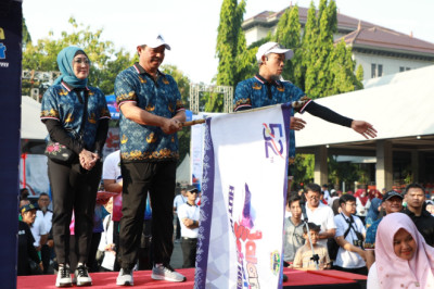 Jalan Sehat HUT ke-52 Korpri, Nana Kembali Ingatkan ASN Tidak Boleh Berpolitik Praktis   
