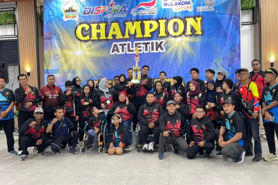 Semarang Juara Umum Peparpeda Jateng 2026, Agustina Perkuat Komitmen Kota Inklusif